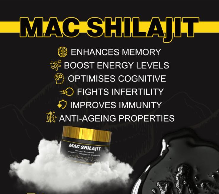 MAC Shilajit — benefits for athletes